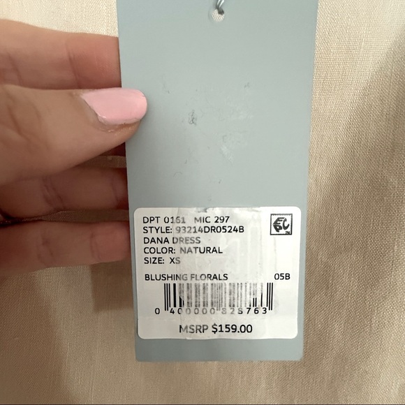 Antonio Melani Stretch Linen Dana Dress-Midi Length-NWT - Picture 4 of 8